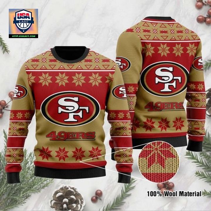San Francisco 49Ers Wool Ugly Christmas Sweater