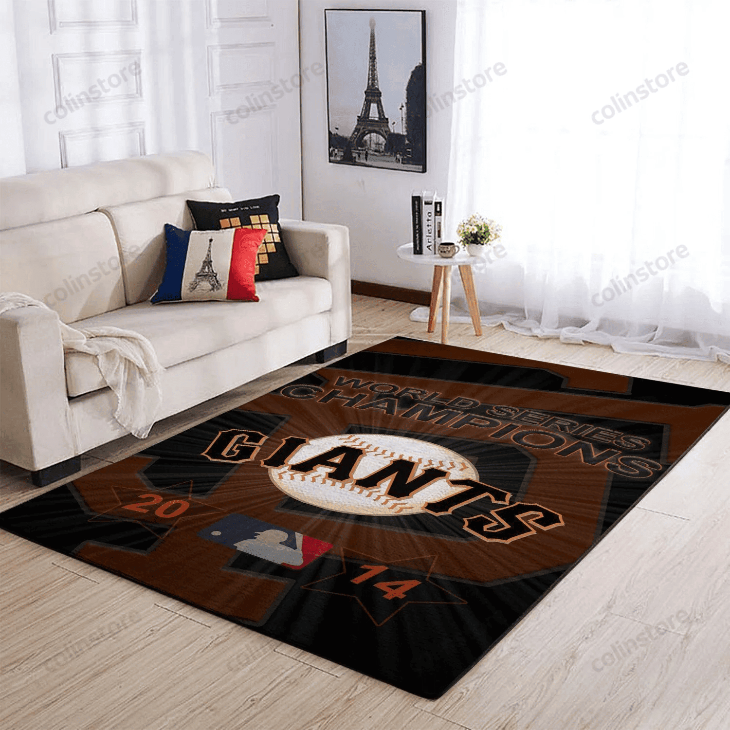 San Francisco Giants 3D Rectangle Area Rug – Full Print Carpet For Living Room & Bedroom Home Decor