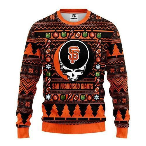 San Francisco Giants Grateful Dead Ugly Christmas Sweater,