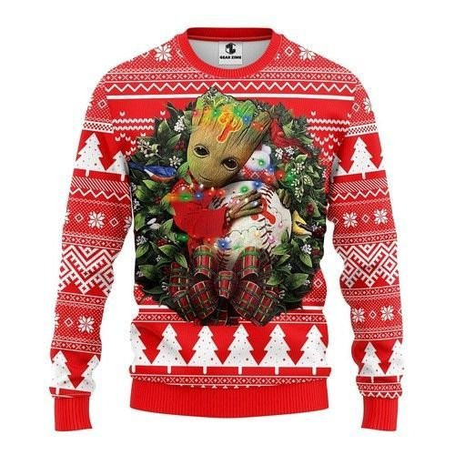 San Francisco Giants Skull Flower Christmas Ugly Christmas Sweater