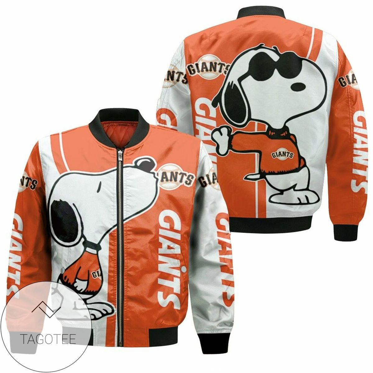 San Francisco Giants Snoopy Lover Bomber Jacket | MLB Team Jacket for Men & Women | Baseball Fan Gift