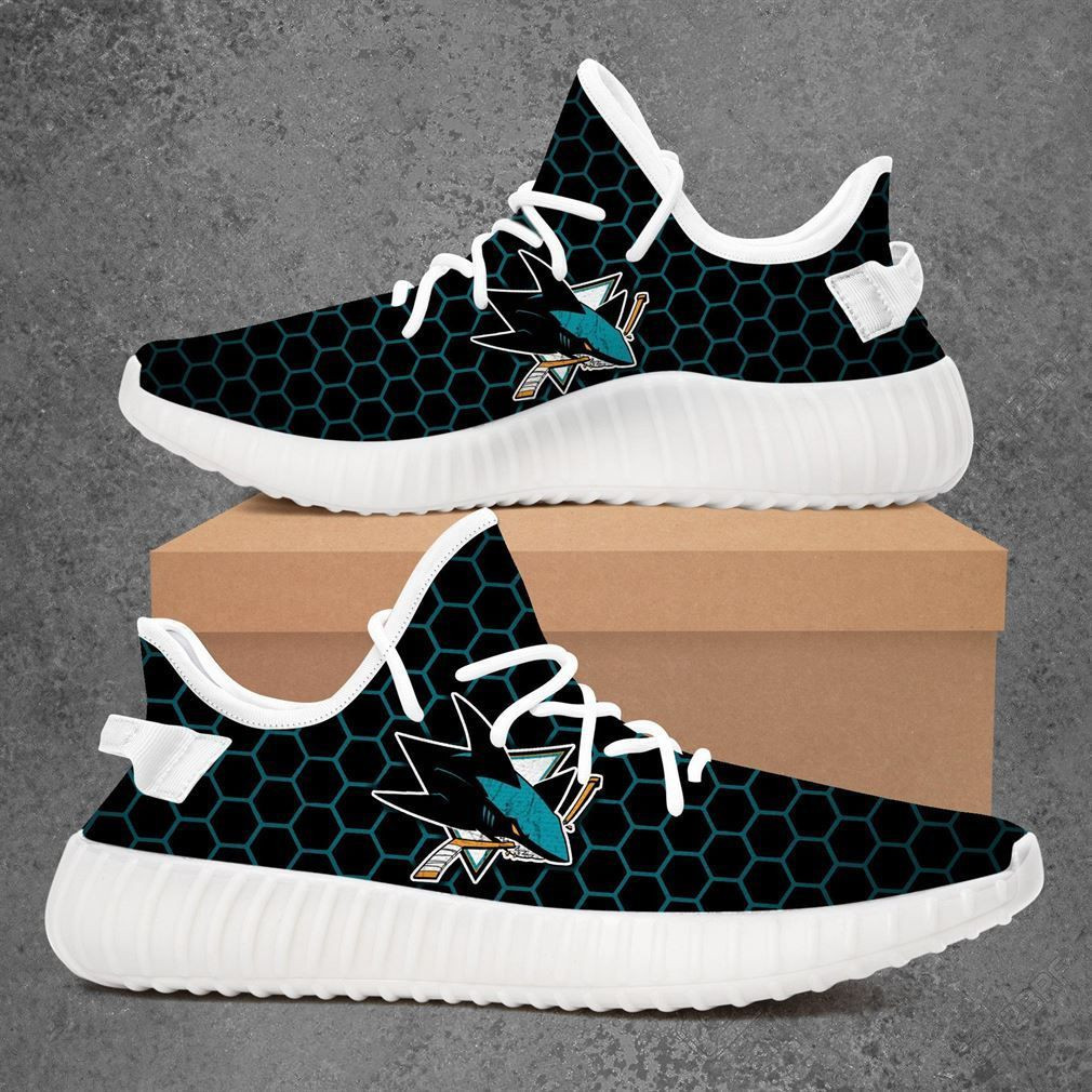 San Jose Sharks Nhl Hockey Sport Shoes Sneakers