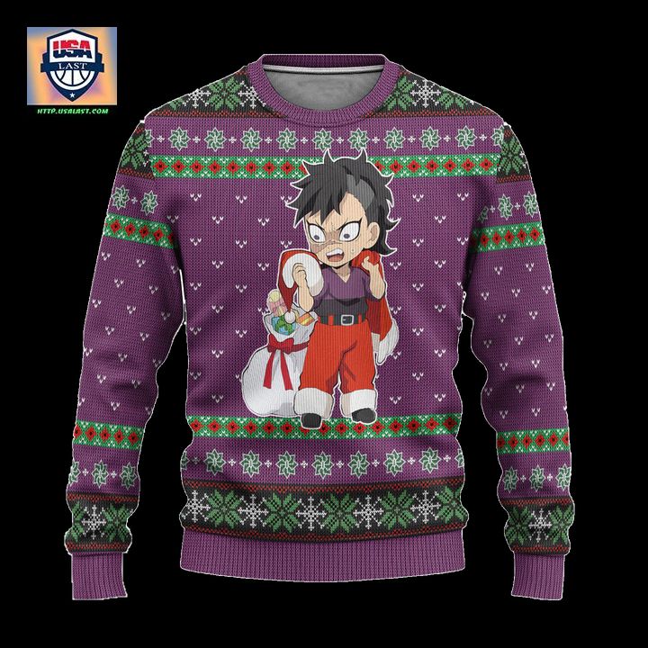 Sanemi Shinazugawa Demon Slayer Anime Ugly Christmas Sweater Xmas Gift