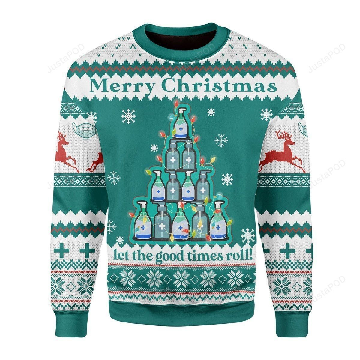 Sanitizer Ugly Christmas Sweater, Perfect Holiday Gift
