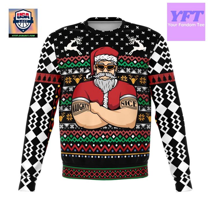 Santa Bouncer For For Meme 3d Ugly Christmas Sweater