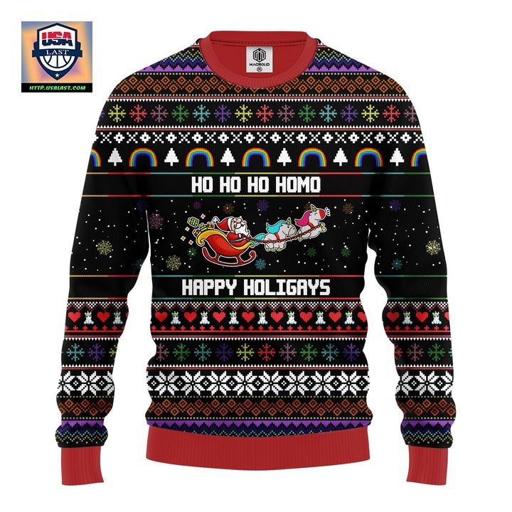 Santa Claus Funny Hohoho Ugly Christmas Sweater Amazing Gift Idea Thanksgiving Gift