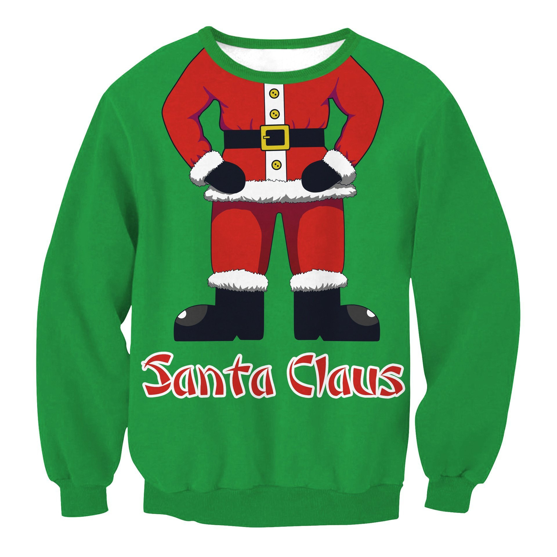 Santa Claus Ugly Christmas Sweater, Perfect Holiday Gift
