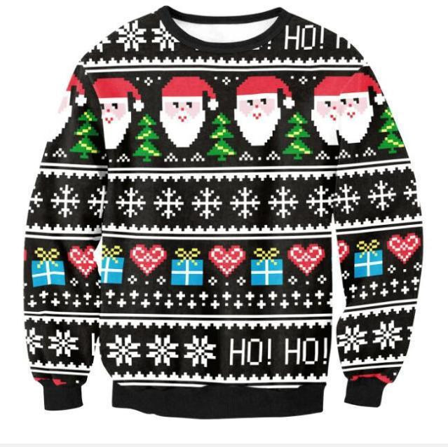 Santa Claus Ugly Christmas Sweater, Perfect Holiday Gift