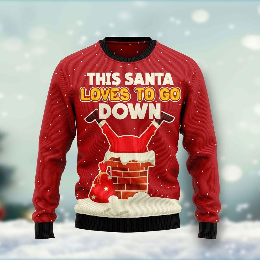 Santa Clause Ugly Christmas Sweater, Perfect Holiday Gift