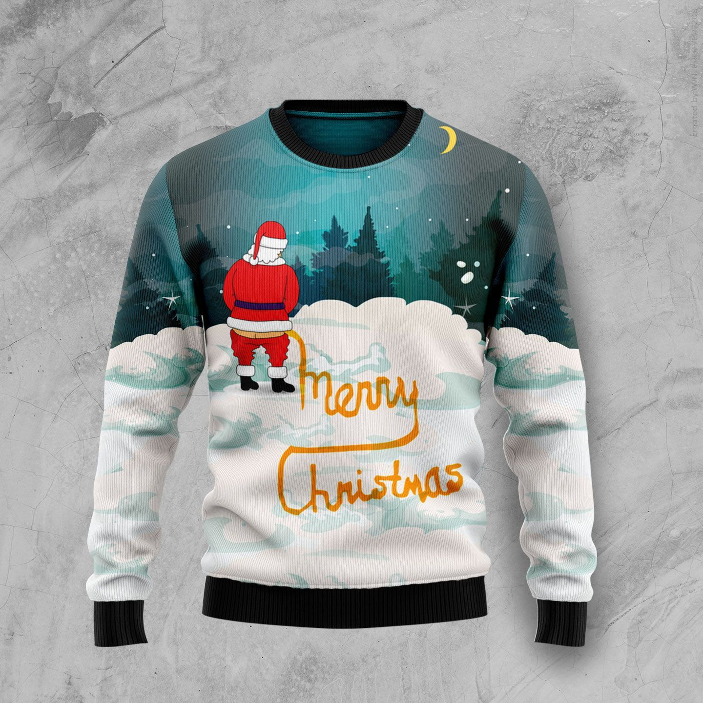 Santa Merry Christmas Ugly Christmas Sweater,