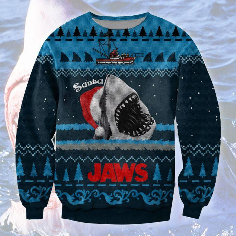 Santa Shark Ugly Christmas Sweater, Perfect Holiday Gift
