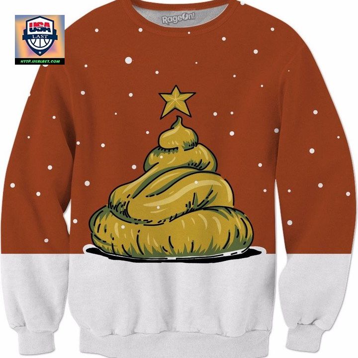 Santas Poop Crewneck Sweater