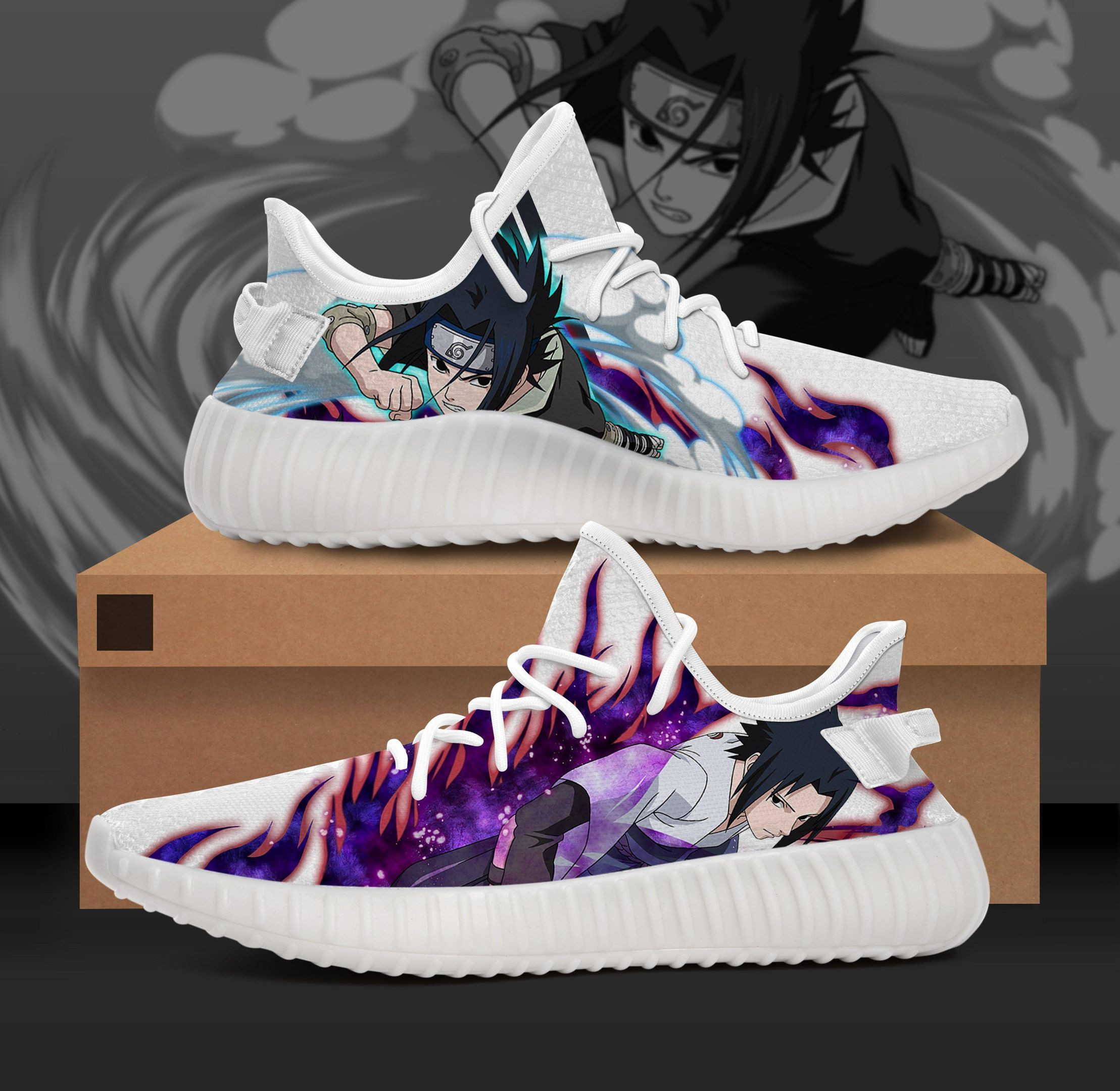 Sasuke Character Naruto Shoes Sneakers