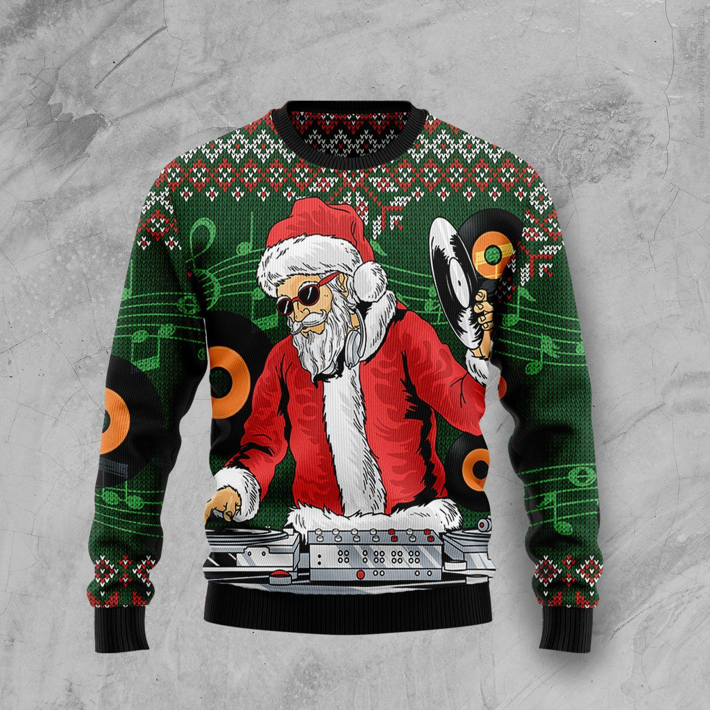 Satan Claus Ugly Christmas Sweater,