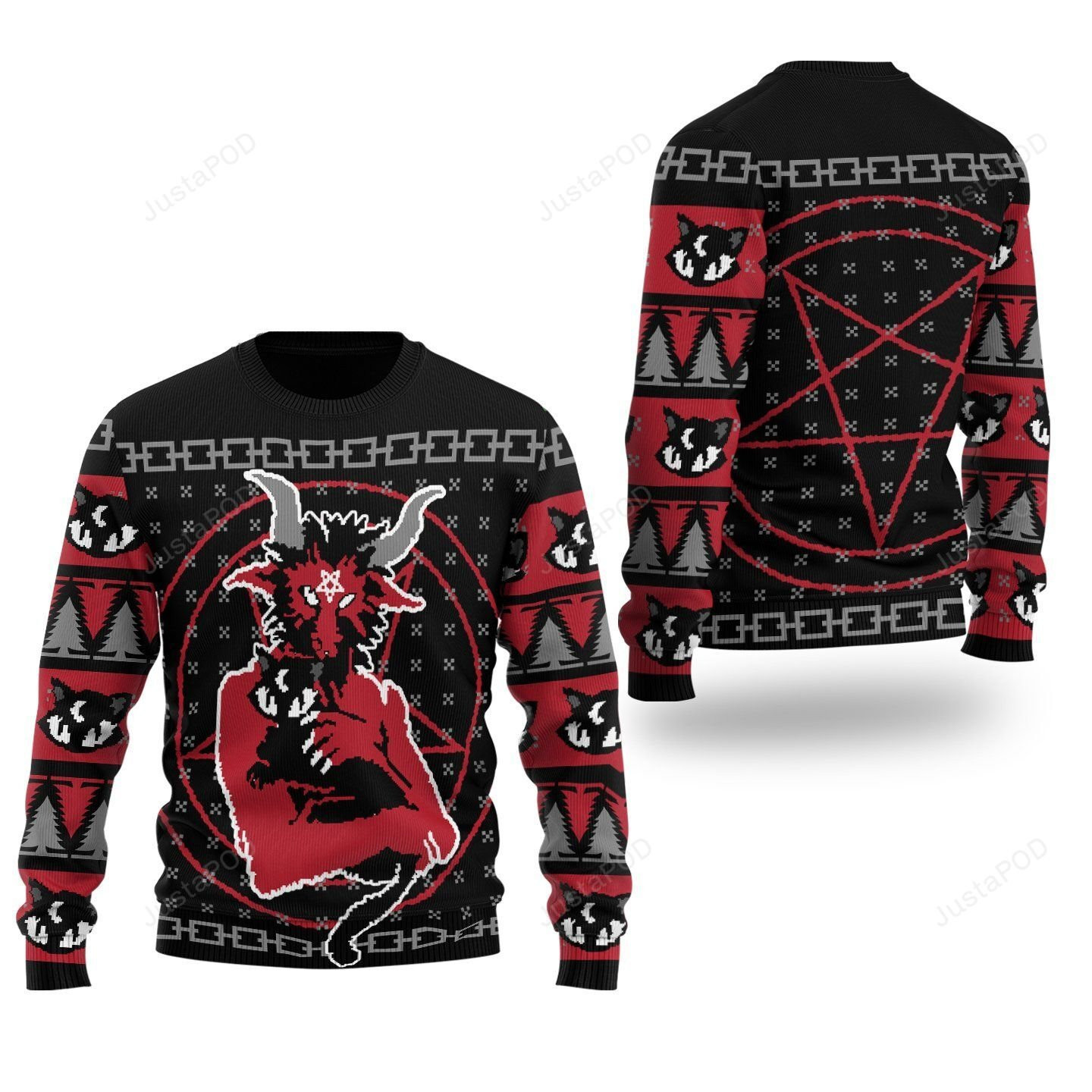 Satanic Ugly Christmas Sweater
