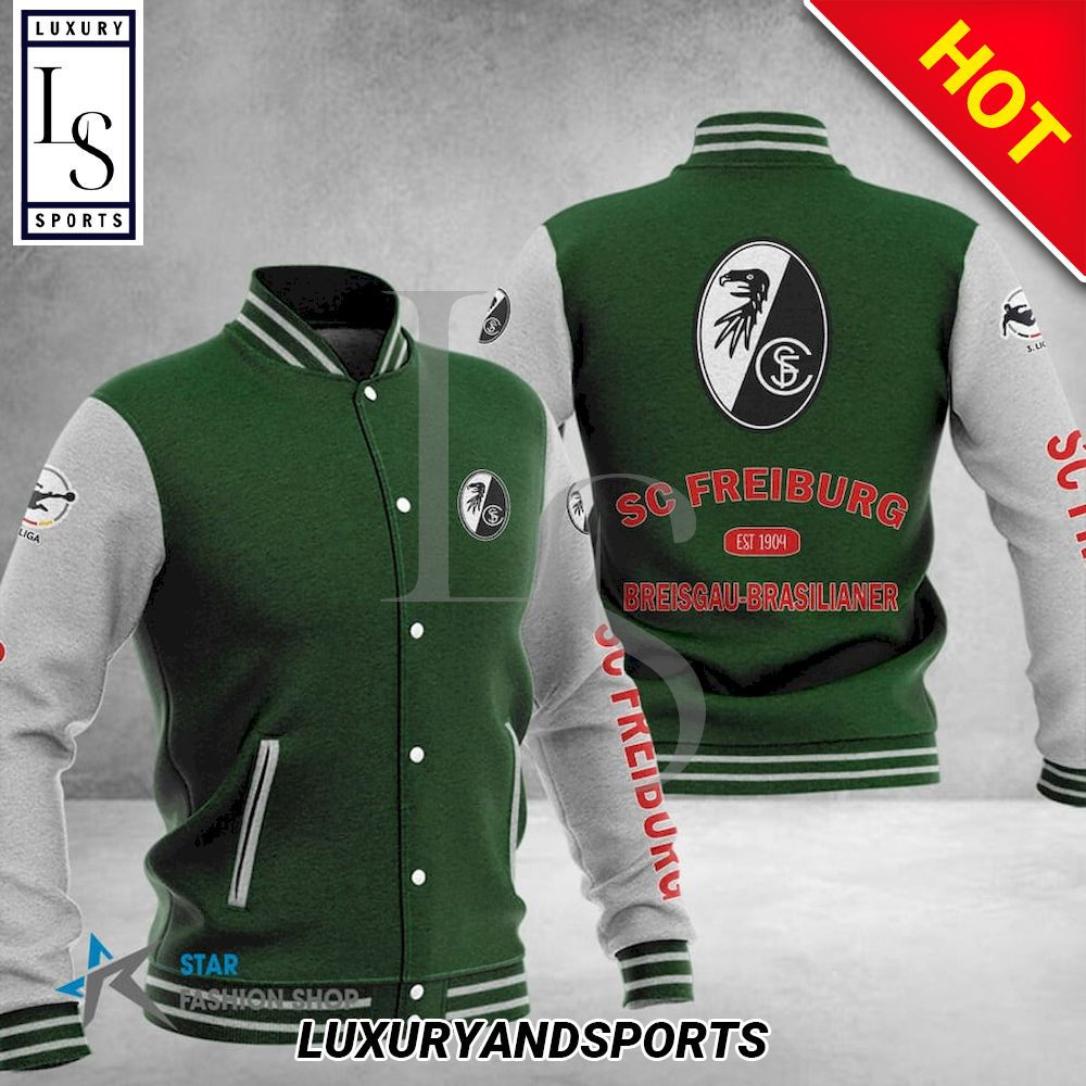 SC Freiburg Varsity Baseball Jacket for Men & Women | Soccer Team Fan Gift