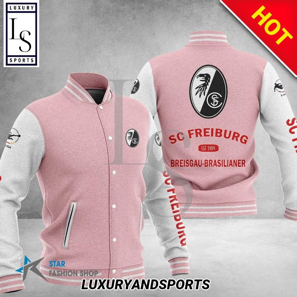 SC Freiburg Varsity Baseball Jacket for Men & Women | Soccer Team Fan Gift