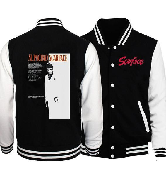 Scarface Fashion Baseball Jacket for Men & Women | Movie Fan Gift
