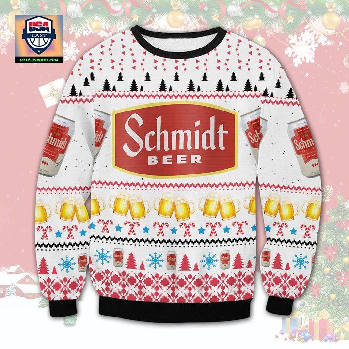 Schmidt Beer Ugly Christmas Sweater
