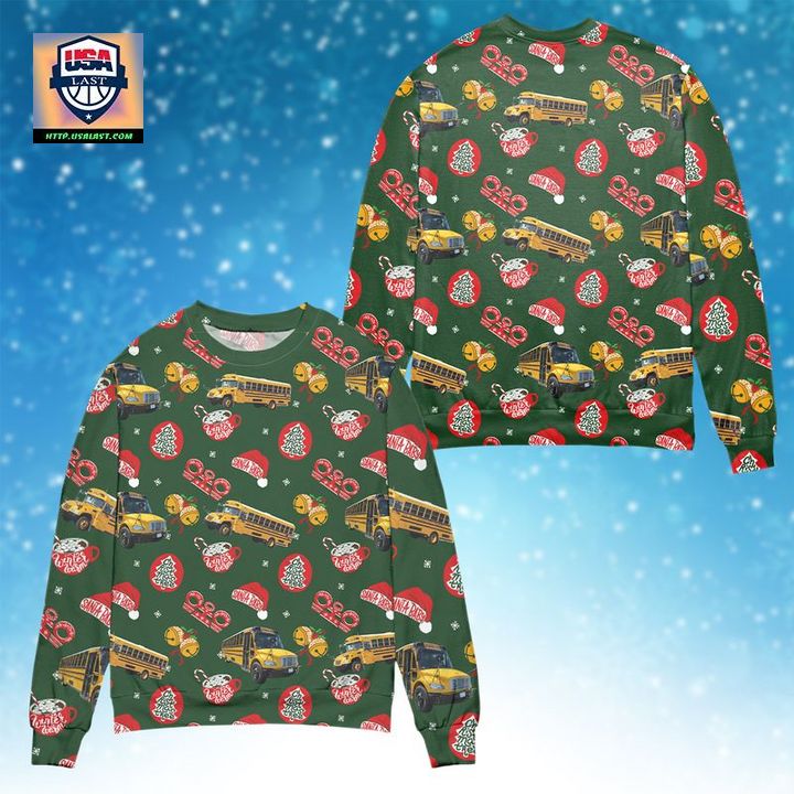 School Bus Sweater 3D QY41