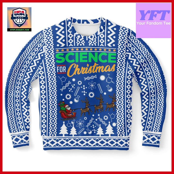 Science Science Geek Science Chemist Science For Men 3d Ugly Christmas Sweater
