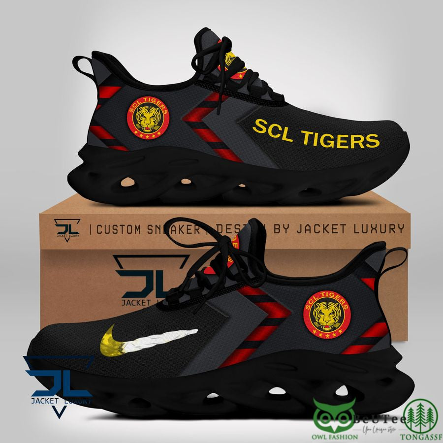 SCL Tigers Max Soul Shoes Sneakers for Men And Women – MLB Baseball Fan Shoes, Team Sneakers