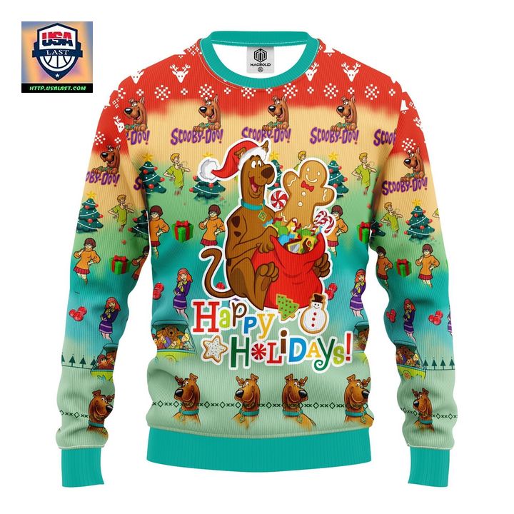 Scooby Doo Holiday Ugly Christmas Sweater Amazing Gift Idea Thanksgiving Gift