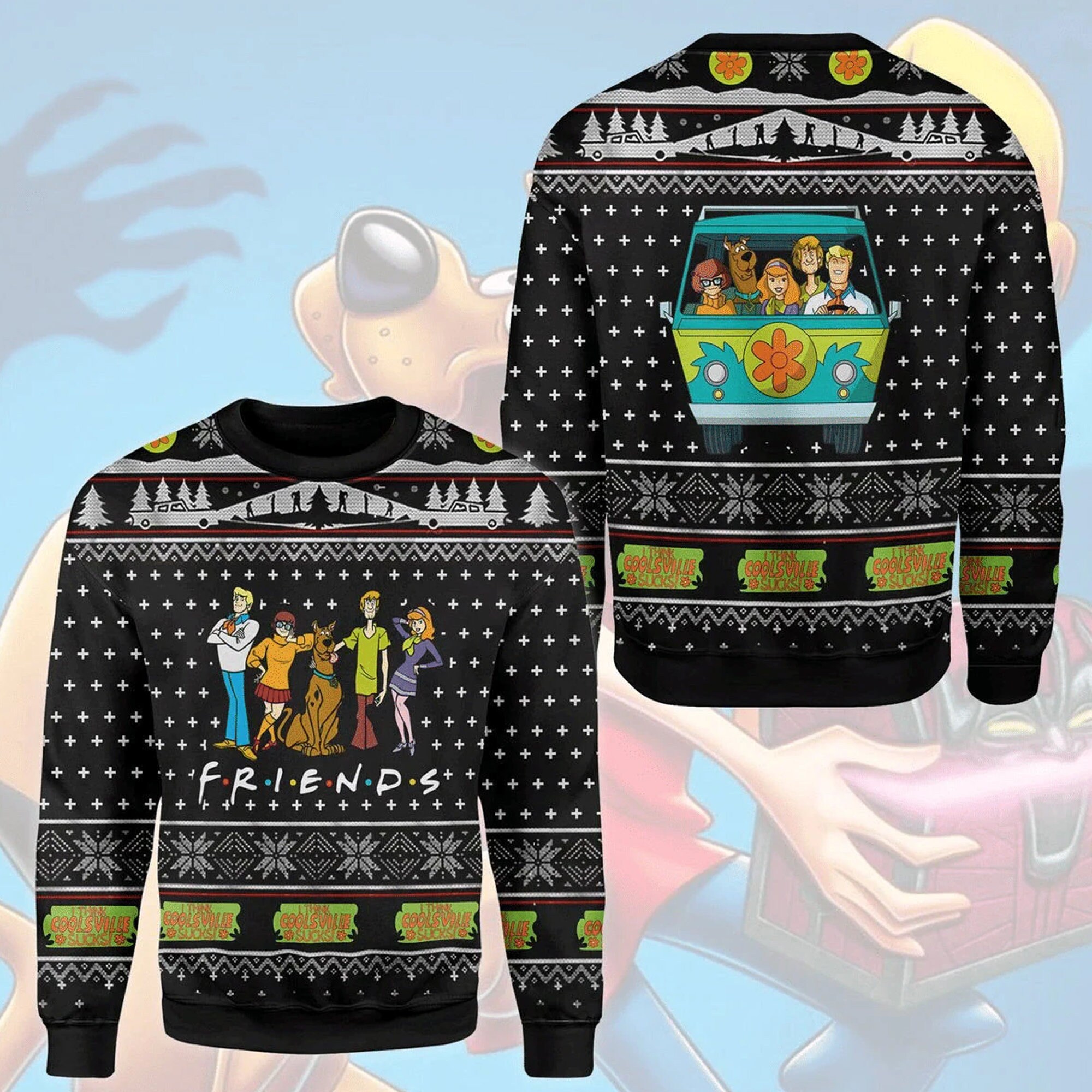 Scooby Doo Ugly Christmas Sweater