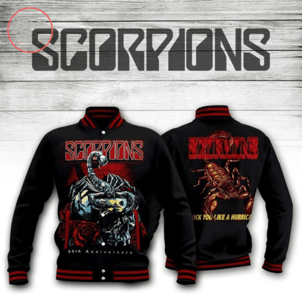 Scorpions Rock You Like A Hurricane Baseball Jacket for Men & Women | Music Fan Gift