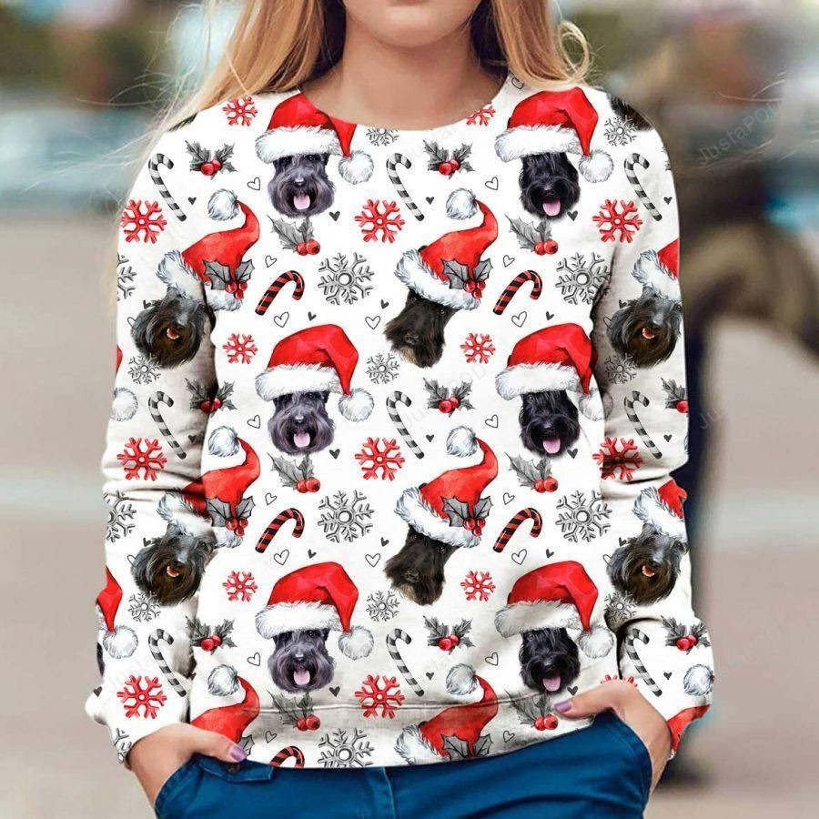 Scottish Terrier Dog Ugly Christmas Sweater, Perfect Holiday Gift