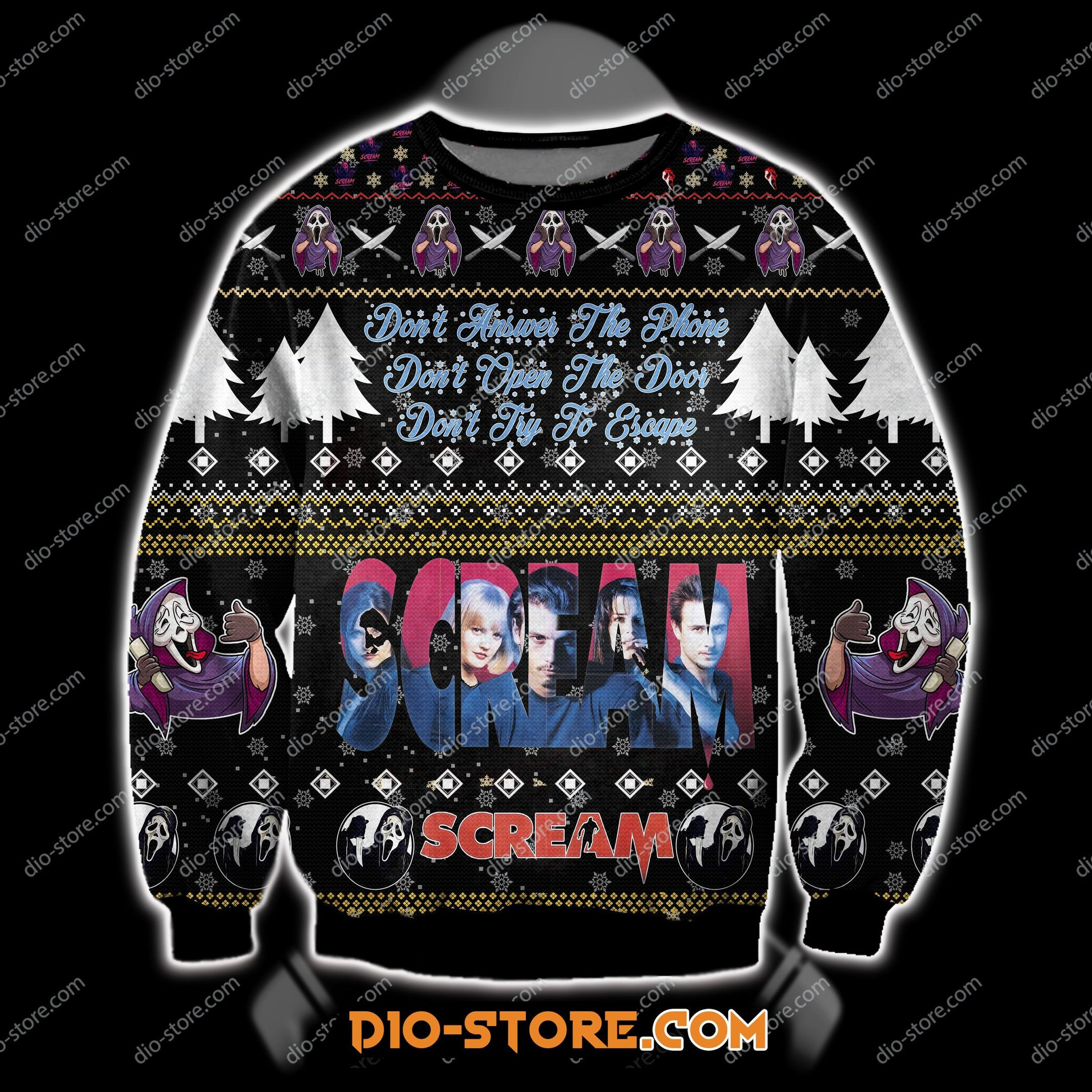 Scream 1996 Ugly Christmas Sweater,