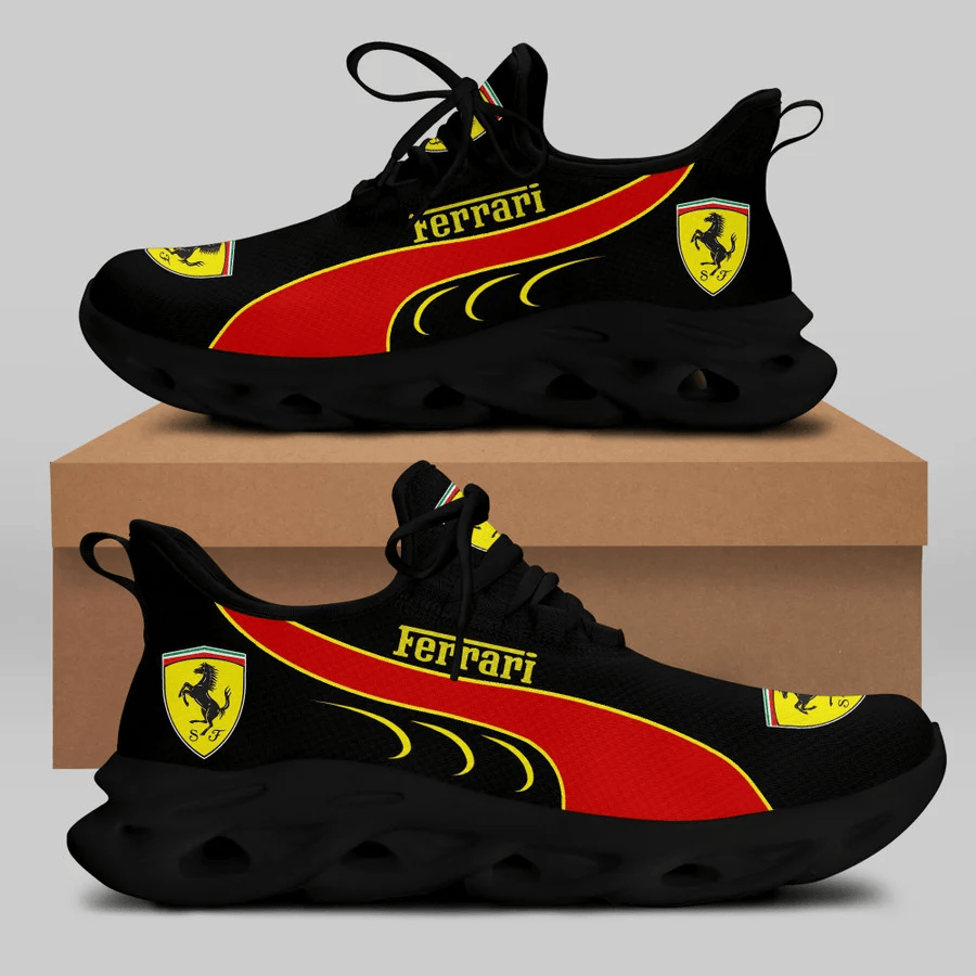 Scuderia Ferrari Max Soul Shoes Sneakers for Men And Women – Car Shoes, Racing Sneakers