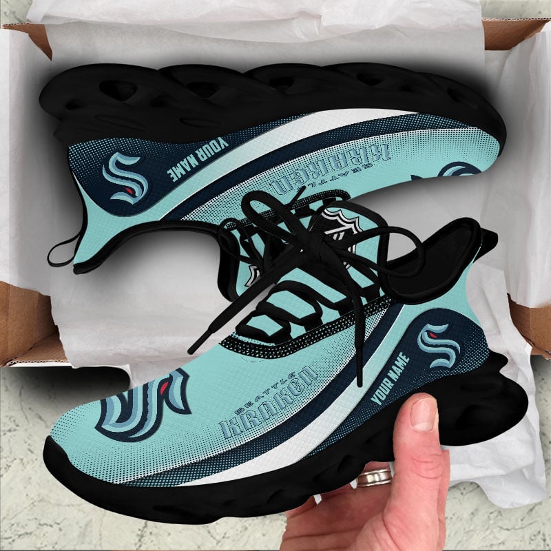 Seattle Kraken Max Soul Shoes Sneakers for Men And Women – Car Shoes, Racing Sneakers - Image 6