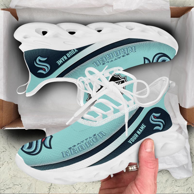 Seattle Kraken Max Soul Shoes Sneakers for Men And Women – Car Shoes, Racing Sneakers - Image 3
