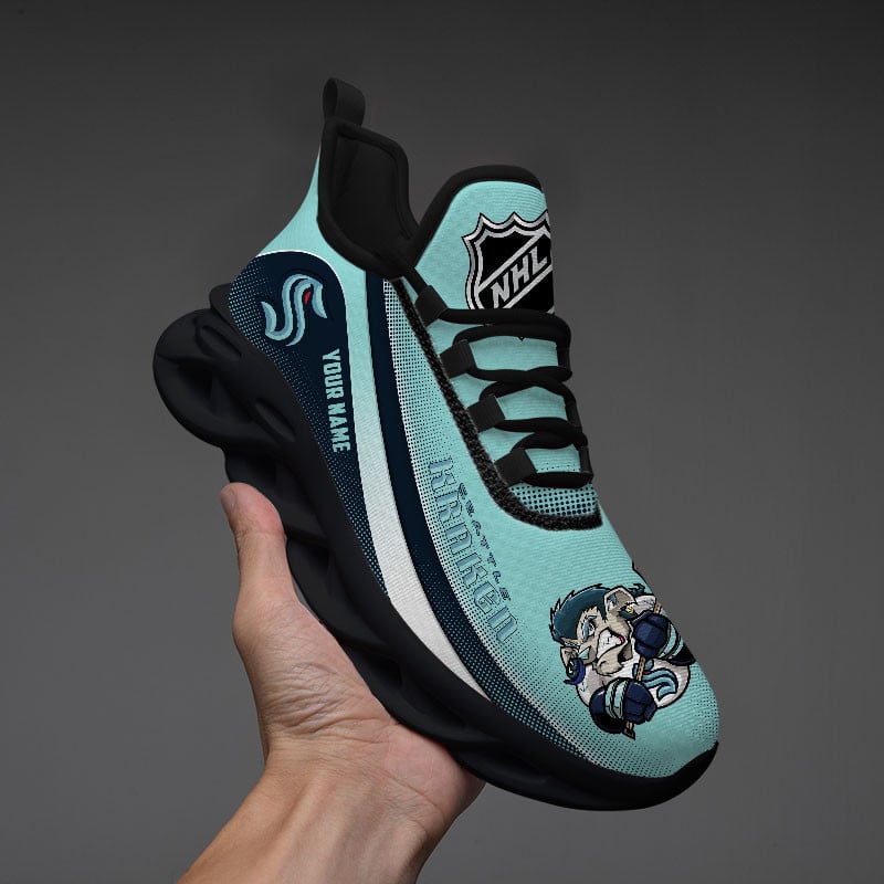 Seattle Kraken Max Soul Shoes Sneakers for Men And Women – Car Shoes, Racing Sneakers - Image 3