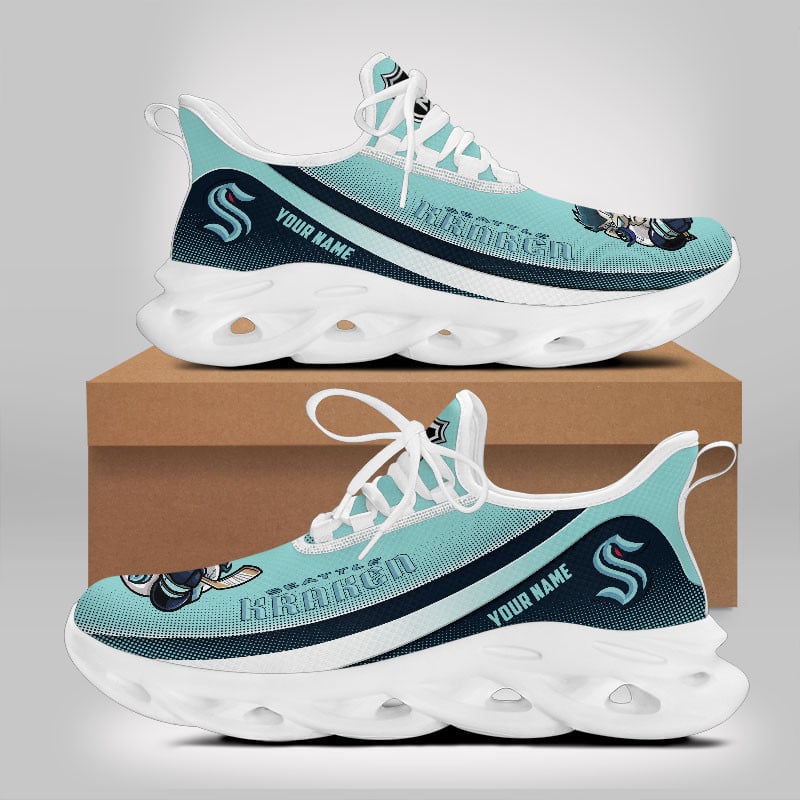 Seattle Kraken Max Soul Shoes Sneakers for Men And Women – Car Shoes, Racing Sneakers - Image 6