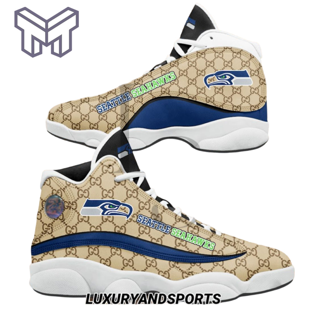 Seattle Seahawks JD13 Sneakers Shoes for Men & Women | Custom Fan Gift
