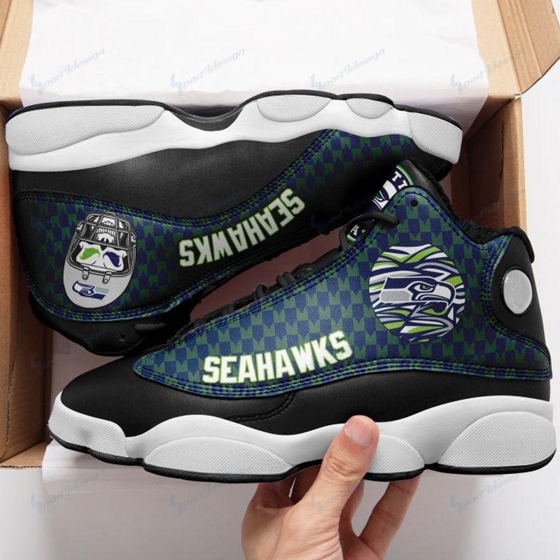 Seattle Seahawks JD13 Sneakers Shoes for Men & Women | Custom Fan Gift