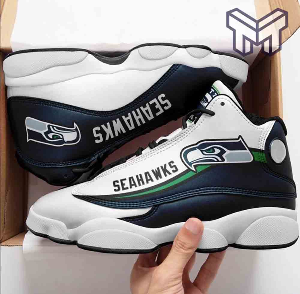 Seattle Seahawks JD13 Sneakers Shoes for Men & Women | Custom Fan Gift