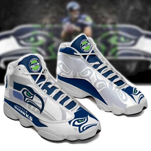 Seattle Seahawks JD13 Sneakers Shoes for Men & Women | Custom Fan Gift