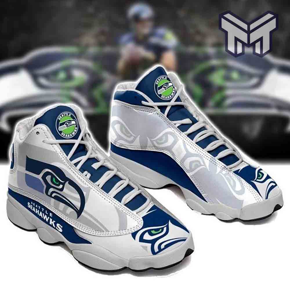 Seattle Seahawks JD13 Sneakers Shoes for Men & Women | Custom Fan Gift