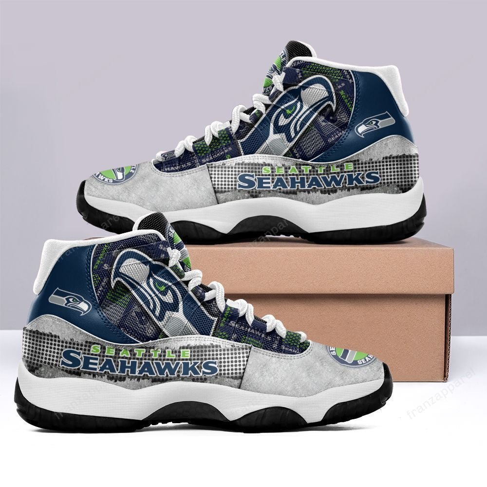 Seattle Seahawks JD13 Sneakers Shoes for Men & Women | Custom Fan Gift