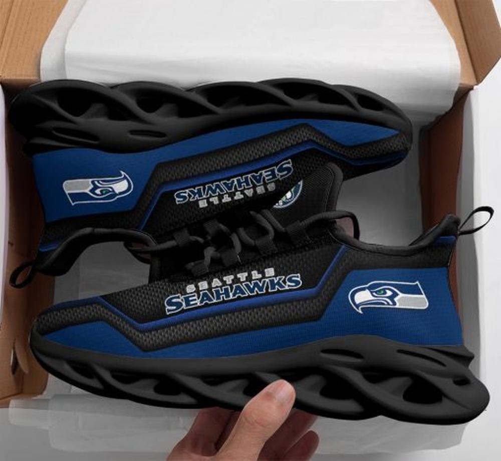 Seattle Seahawks Max Soul Shoes Sneakers for Men And Women – NFL Football Fan Shoes, Team Sneakers - Image 5
