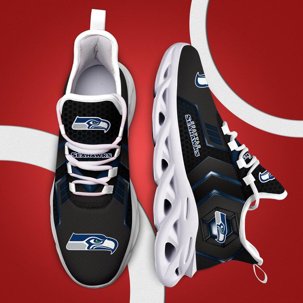Seattle Seahawks Max Soul Shoes Sneakers for Men And Women – NFL Football Fan Shoes, Team Sneakers - Image 4