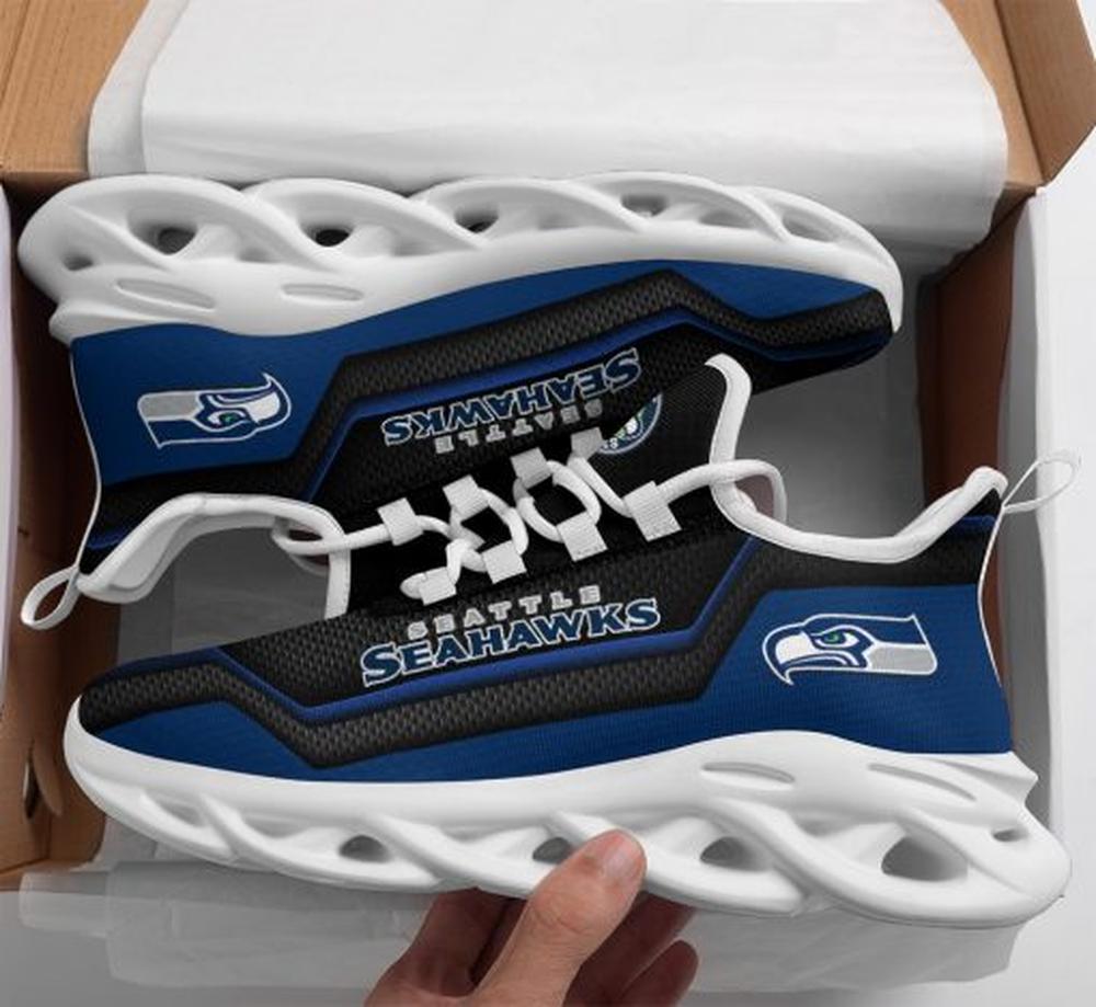 Seattle Seahawks Max Soul Shoes Sneakers for Men And Women – NFL Football Fan Shoes, Team Sneakers - Image 6