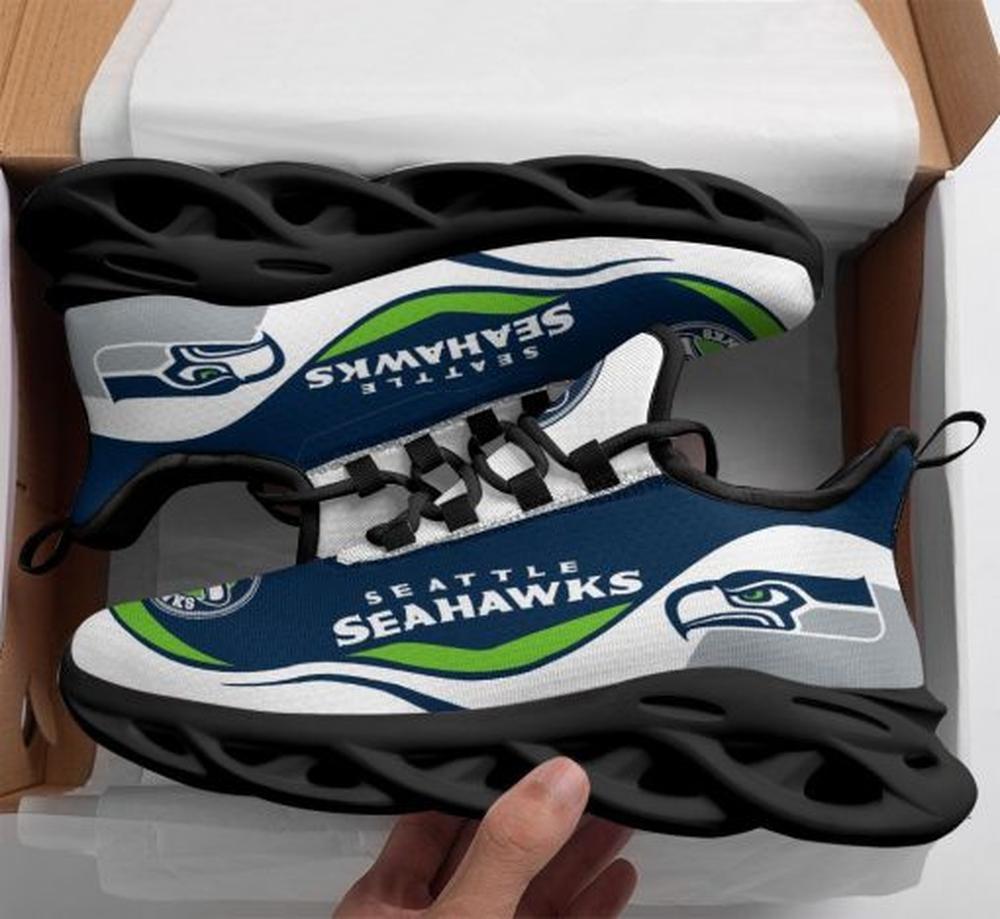 Seattle Seahawks Max Soul Shoes Sneakers for Men And Women – NFL Football Fan Shoes, Team Sneakers - Image 5