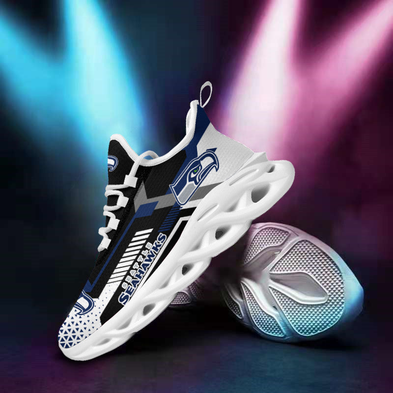Seattle Seahawks NFL Max Soul Shoes Sneakers for Men And Women – NFL Football Fan Shoes, Team Sneakers