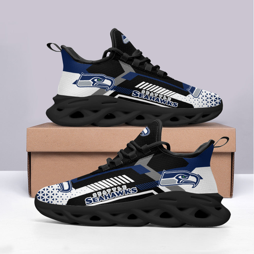 Seattle Seahawks NFL Max Soul Shoes Sneakers for Men And Women – NFL Football Fan Shoes, Team Sneakers - Image 4