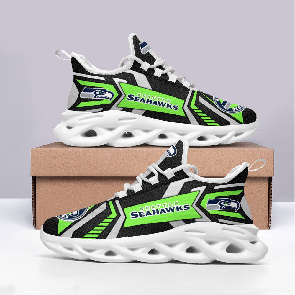 Seattle Seahawks NFL Max Soul Shoes Sneakers for Men And Women – NFL Football Fan Shoes, Team Sneakers - Image 3