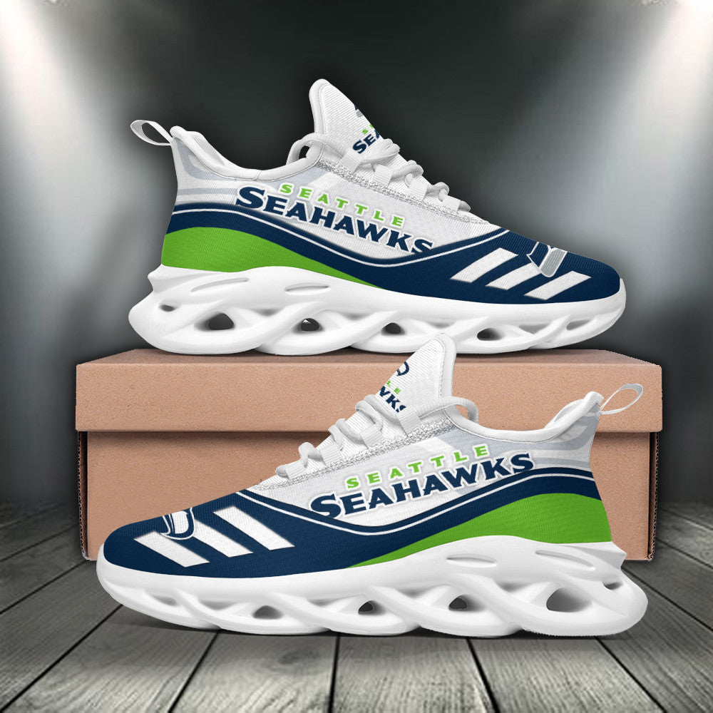 Seattle Seahawks NFL Max Soul Shoes Sneakers for Men And Women – NFL Football Fan Shoes, Team Sneakers - Image 3